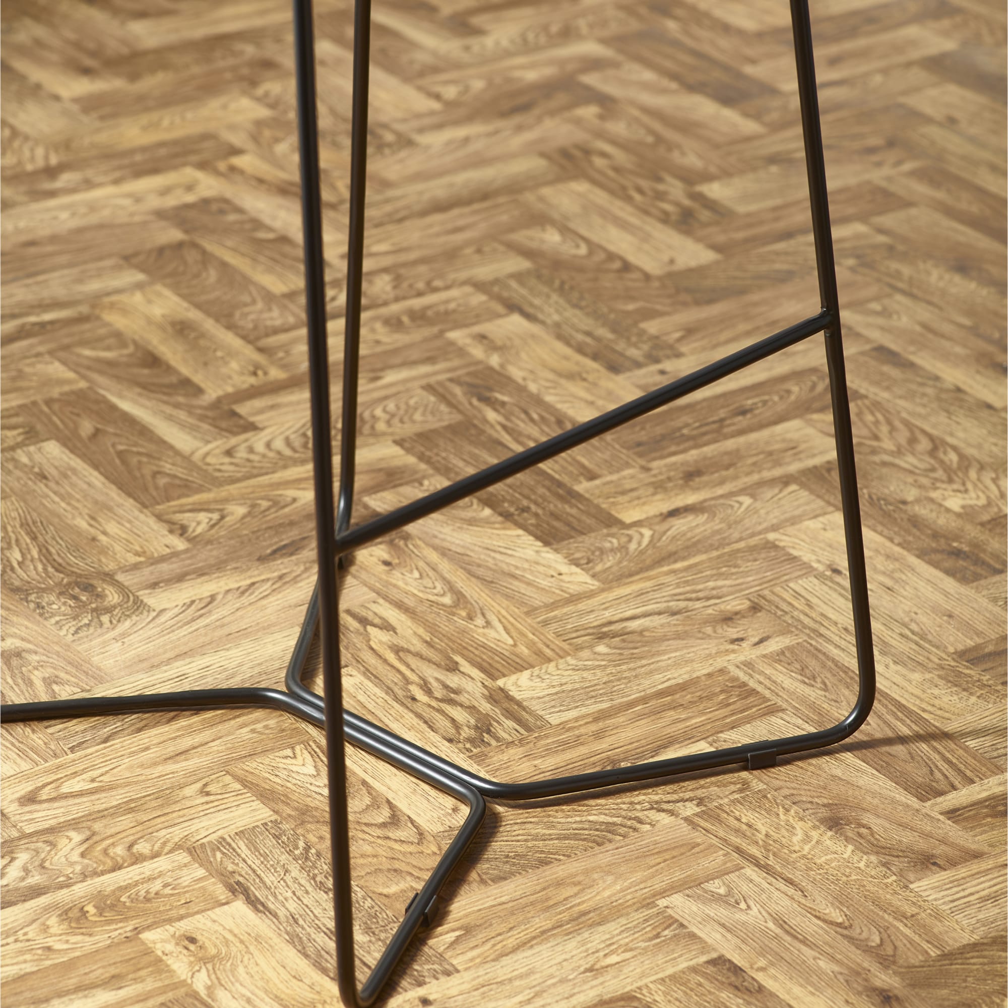 Set of 2 Joren Tan Brown PU Leather Bar Stools