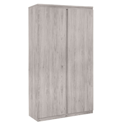 Jupiter 2 Door Wardrobe - Grey Oak