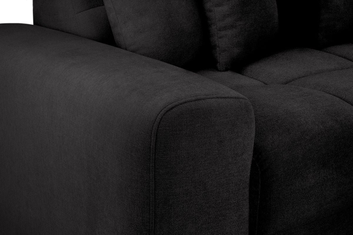 Jacob Sofa Black 4 Seater