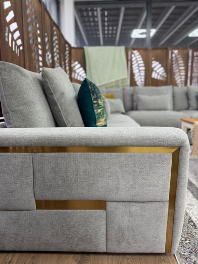 Jupiter Sofa Grey Large Corner