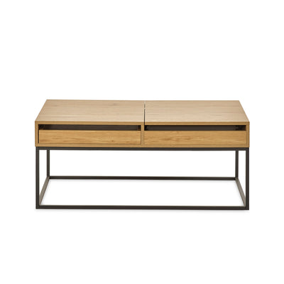 Kade 100cm Oak Effect Rectangular Storage Coffee Table