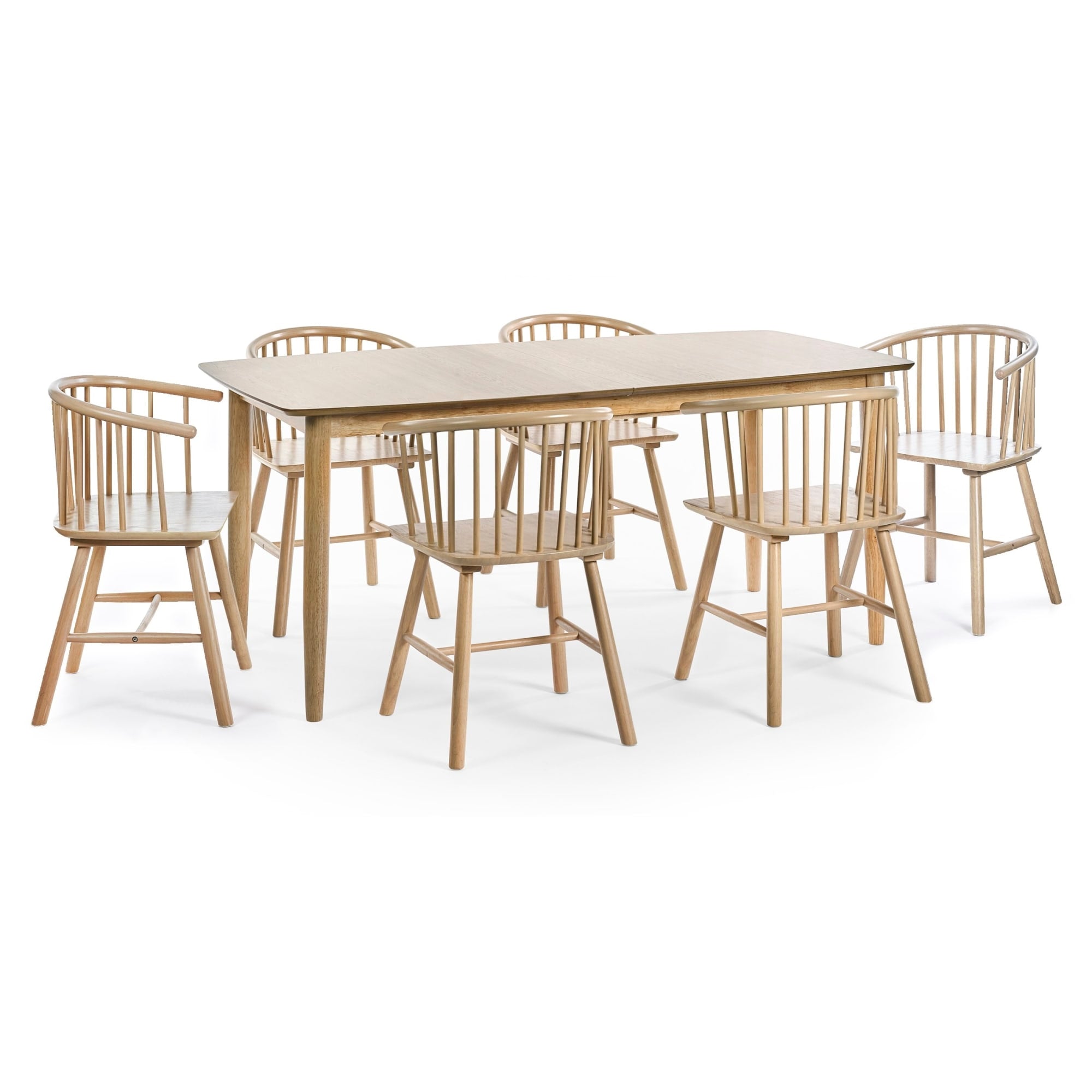 Set of 2 Kaito Oak Dining Chairs
