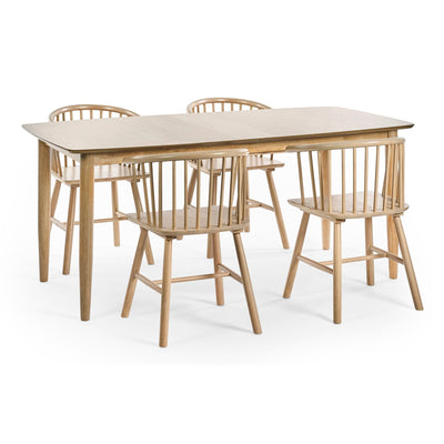 Set of 2 Kaito Oak Dining Chairs