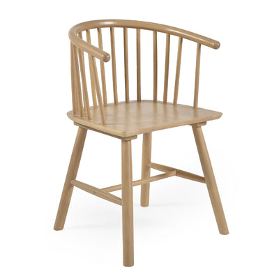 Set of 2 Kaito Oak Dining Chairs
