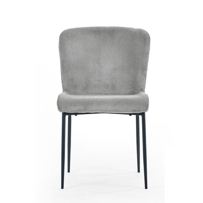 Set of 2 Leonie Dining Chairs - Grey