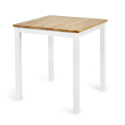 Linwood White and Oak 69cm Square Dining Table