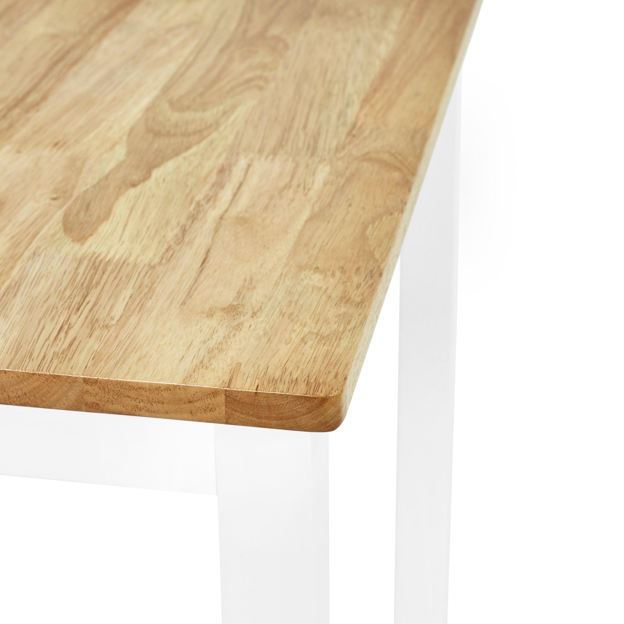 Linwood White and Oak 69cm Square Dining Table