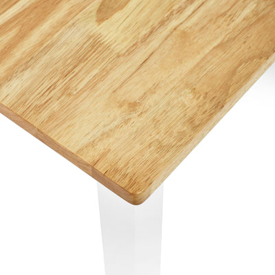 Linwood White and Oak 69cm Square Dining Table