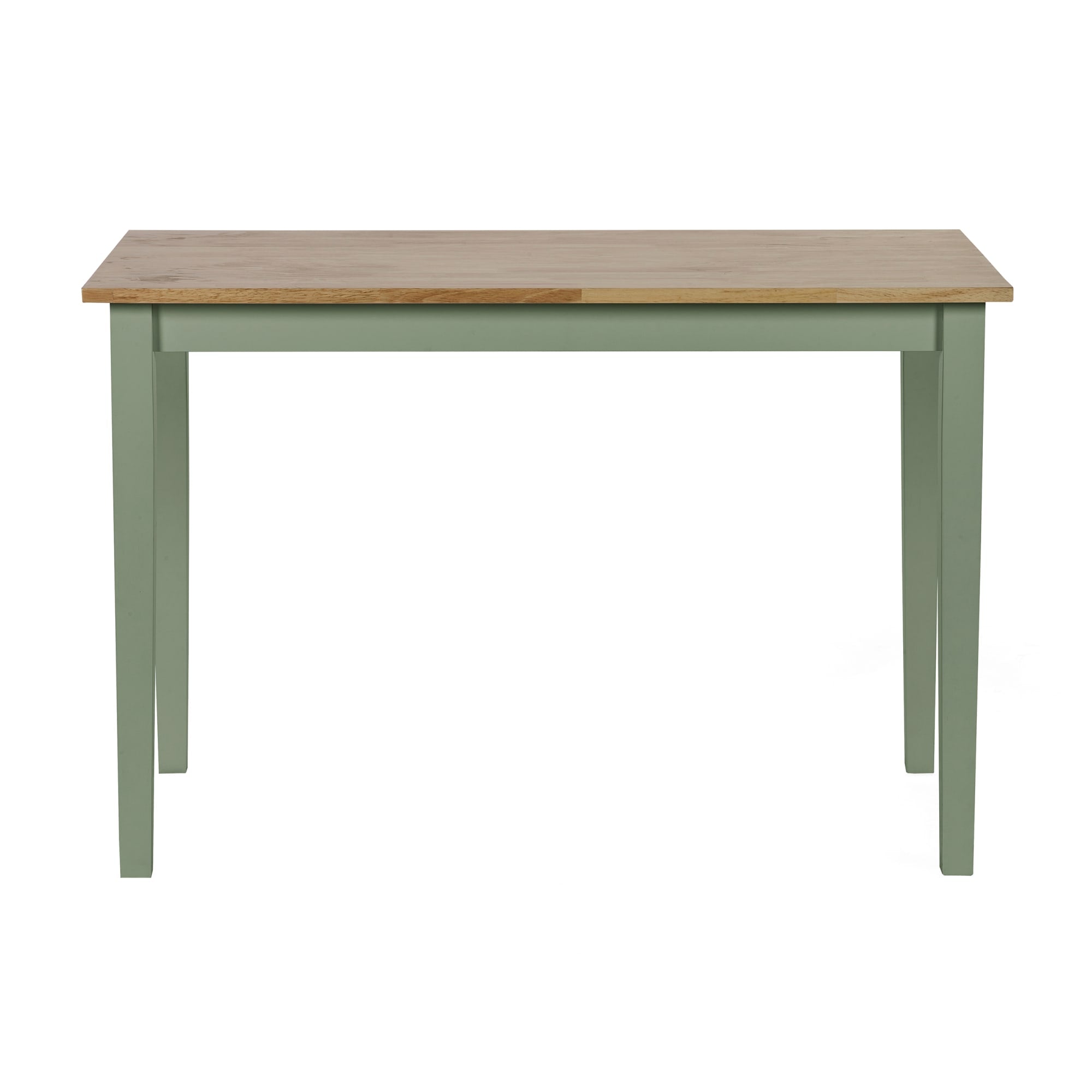 Linwood Sage Green and Natural 114cm Small Rectangular Dining Table