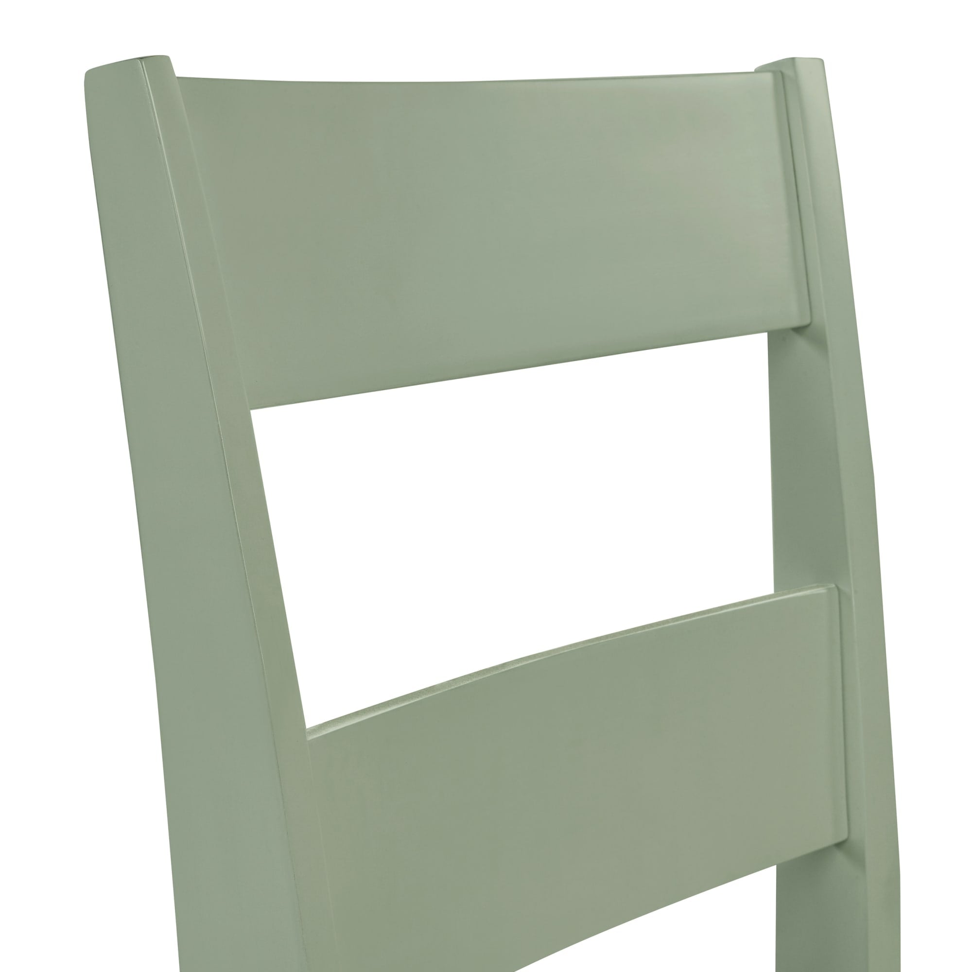 Linwood Set of 2 Sage Green and Natural Dining Chairs