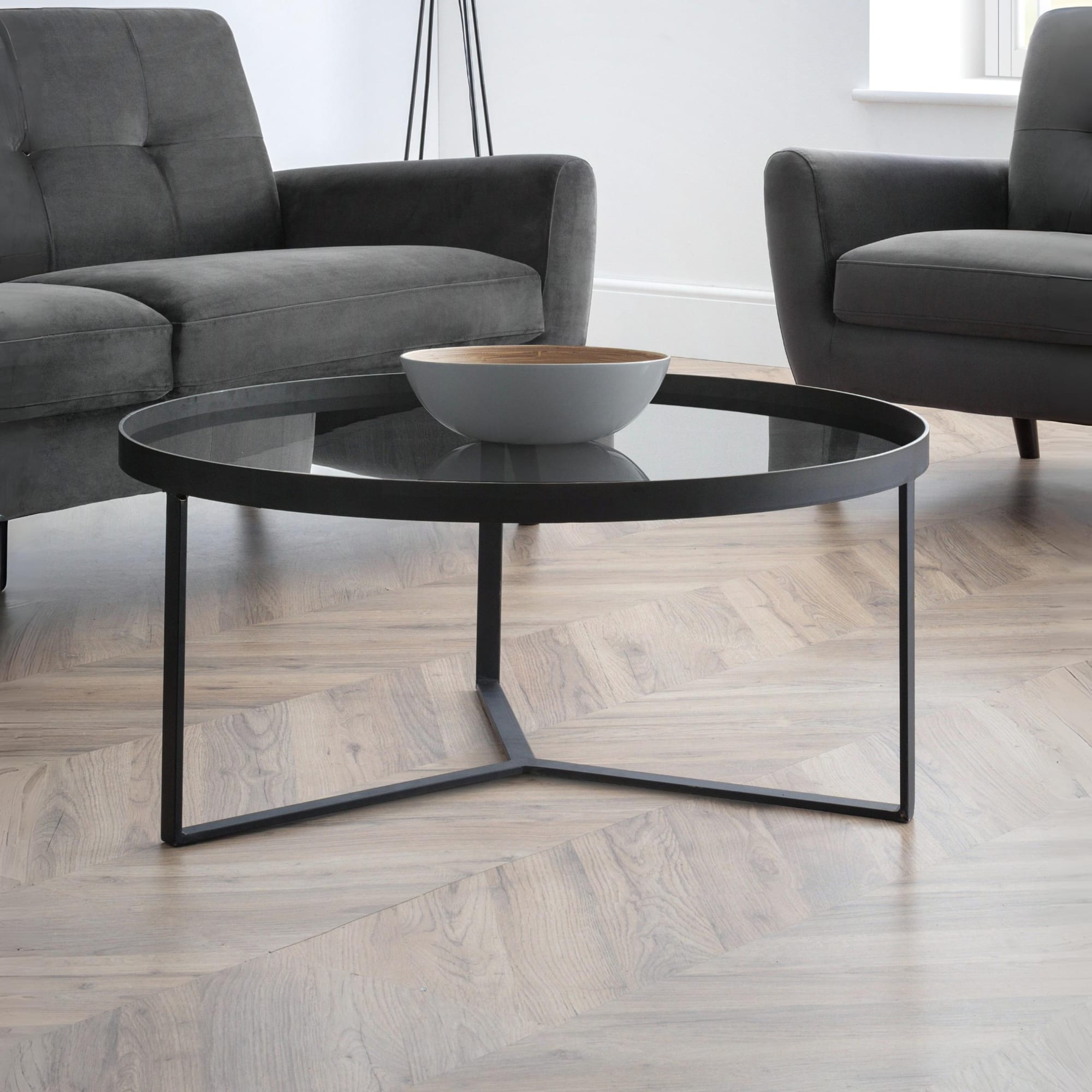 Loft Coffee Table - Smoked Glass
