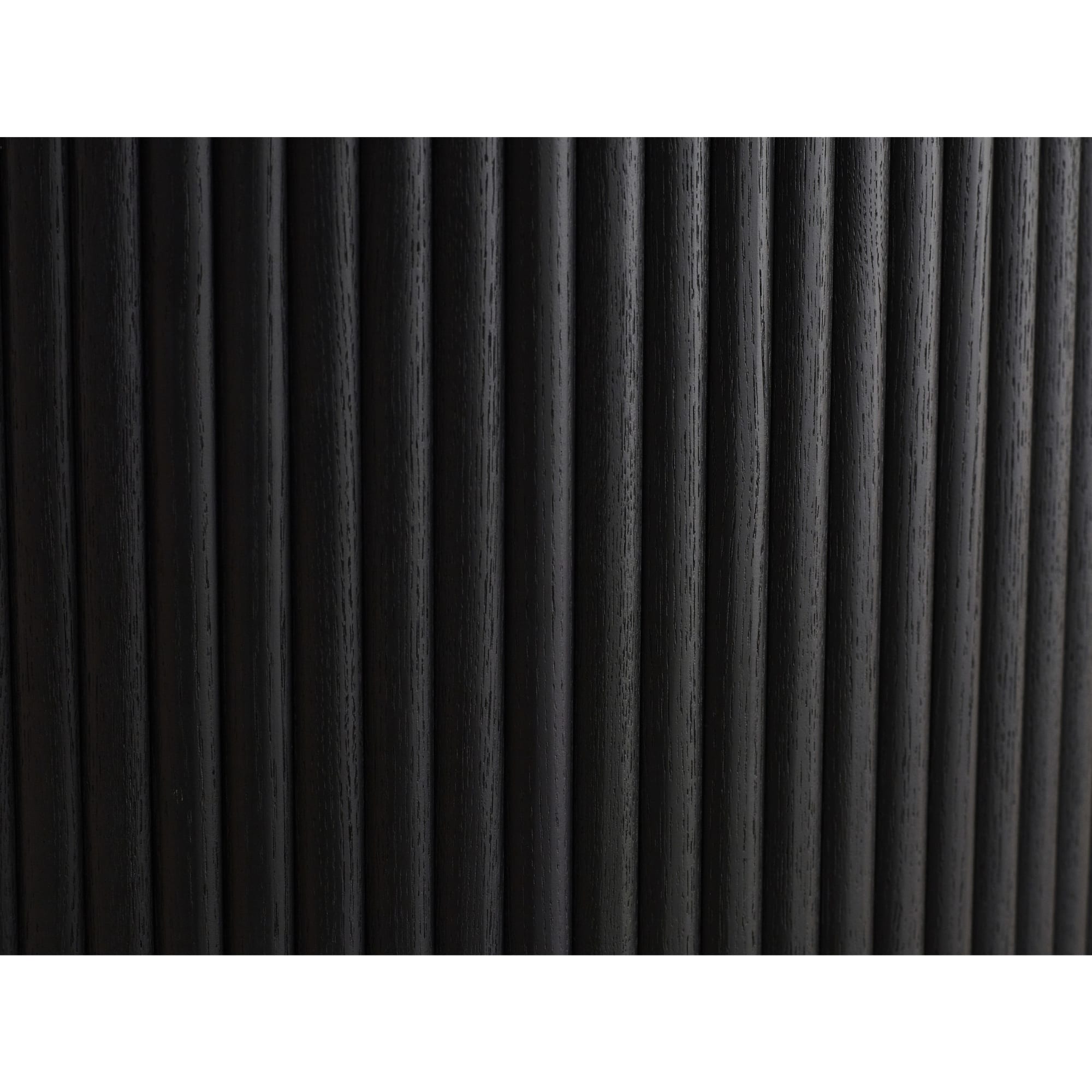 Louis Fluted Extending Dining Table - Black