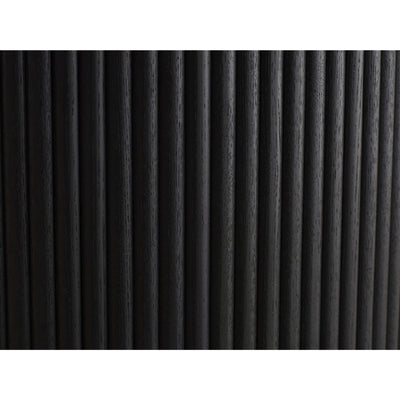 Louis Fluted Extending Dining Table - Black