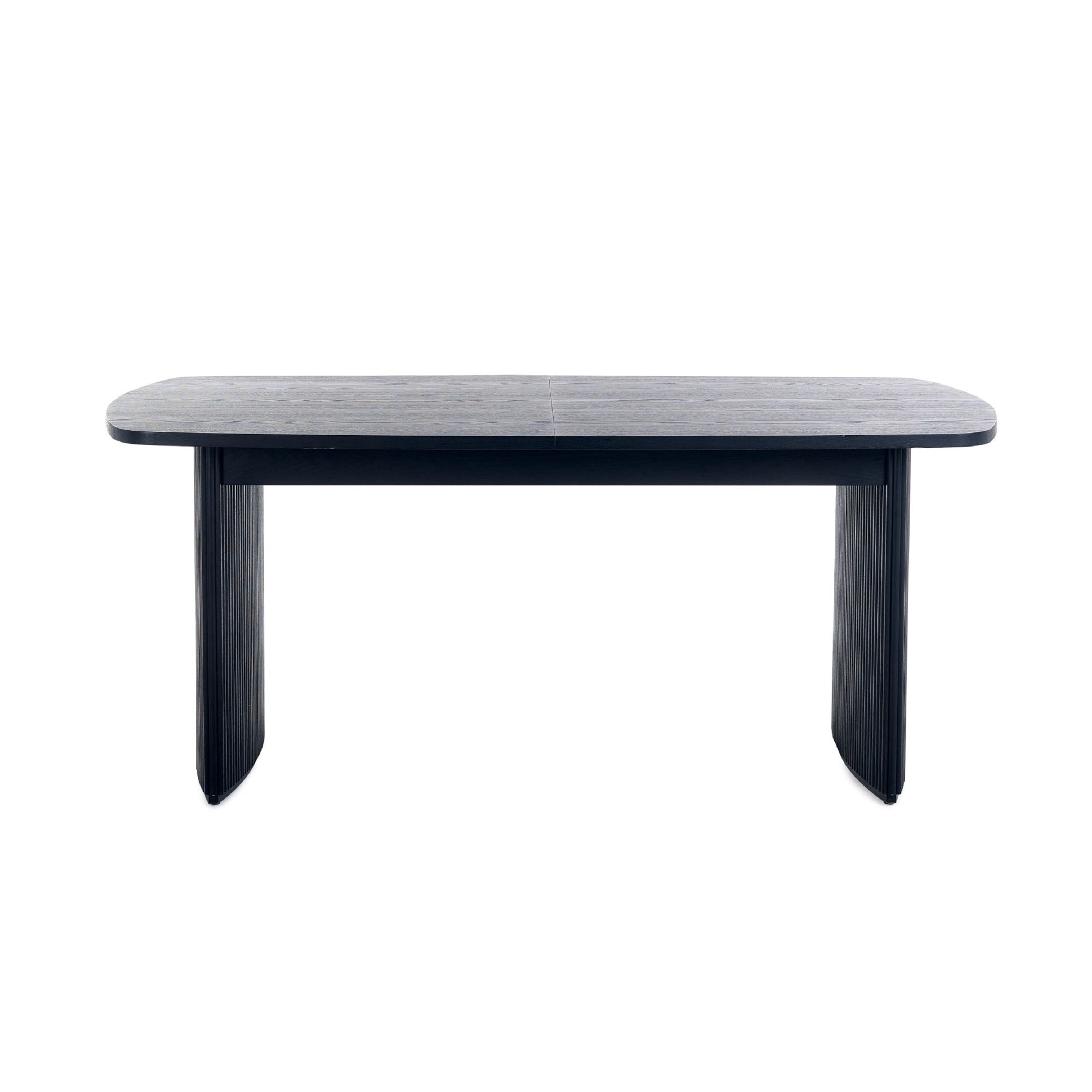 Louis Fluted Extending Dining Table - Black