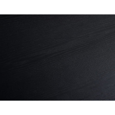 Louis Fluted Round Coffee Table - Black