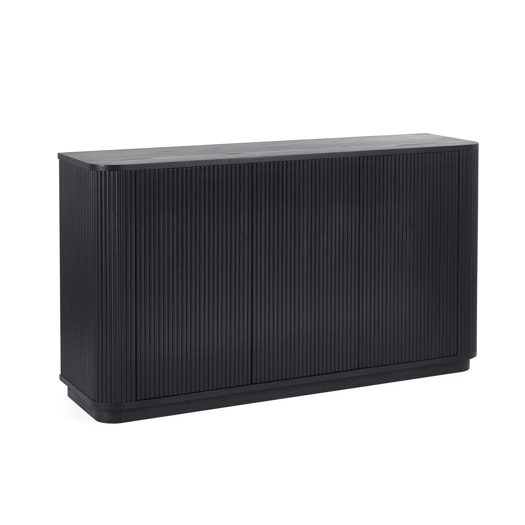 Louis Fluted Sideboard - Black