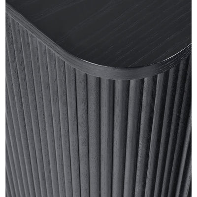 Louis Fluted Sideboard - Black