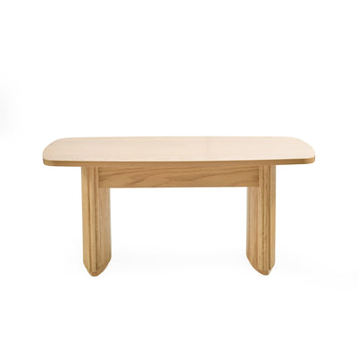 Louis Light Oak Effect Fluted 90cm Compact Coffee Table