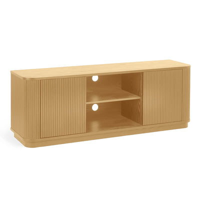 Louis Light Oak Effect Fluted TV Unit