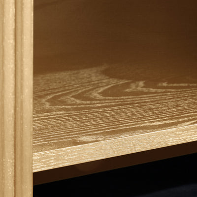 Louis Light Oak Effect Fluted TV Unit
