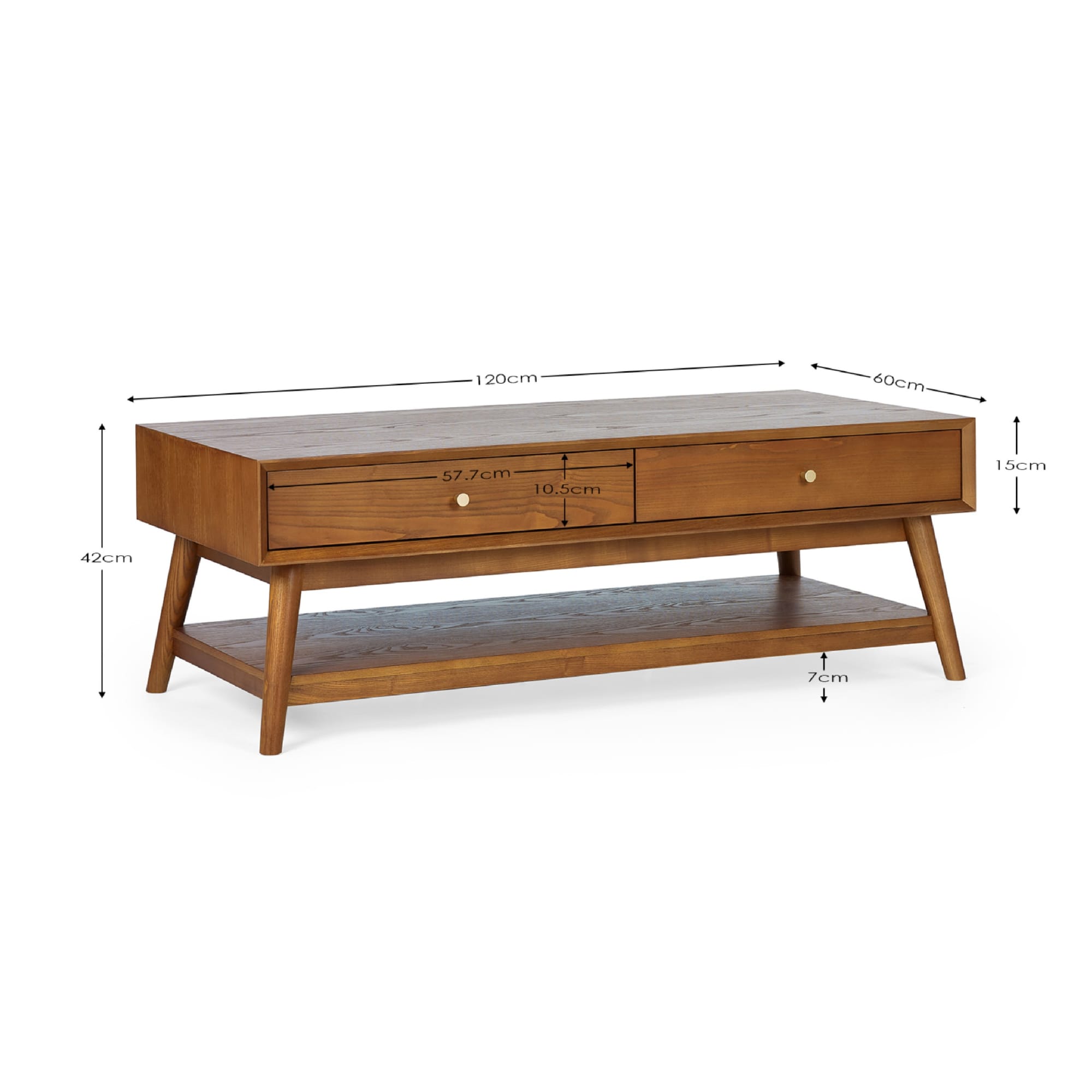 Lowry 2 Drawer Coffee Table