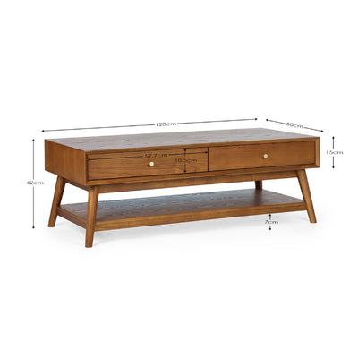 Lowry 2 Drawer Coffee Table