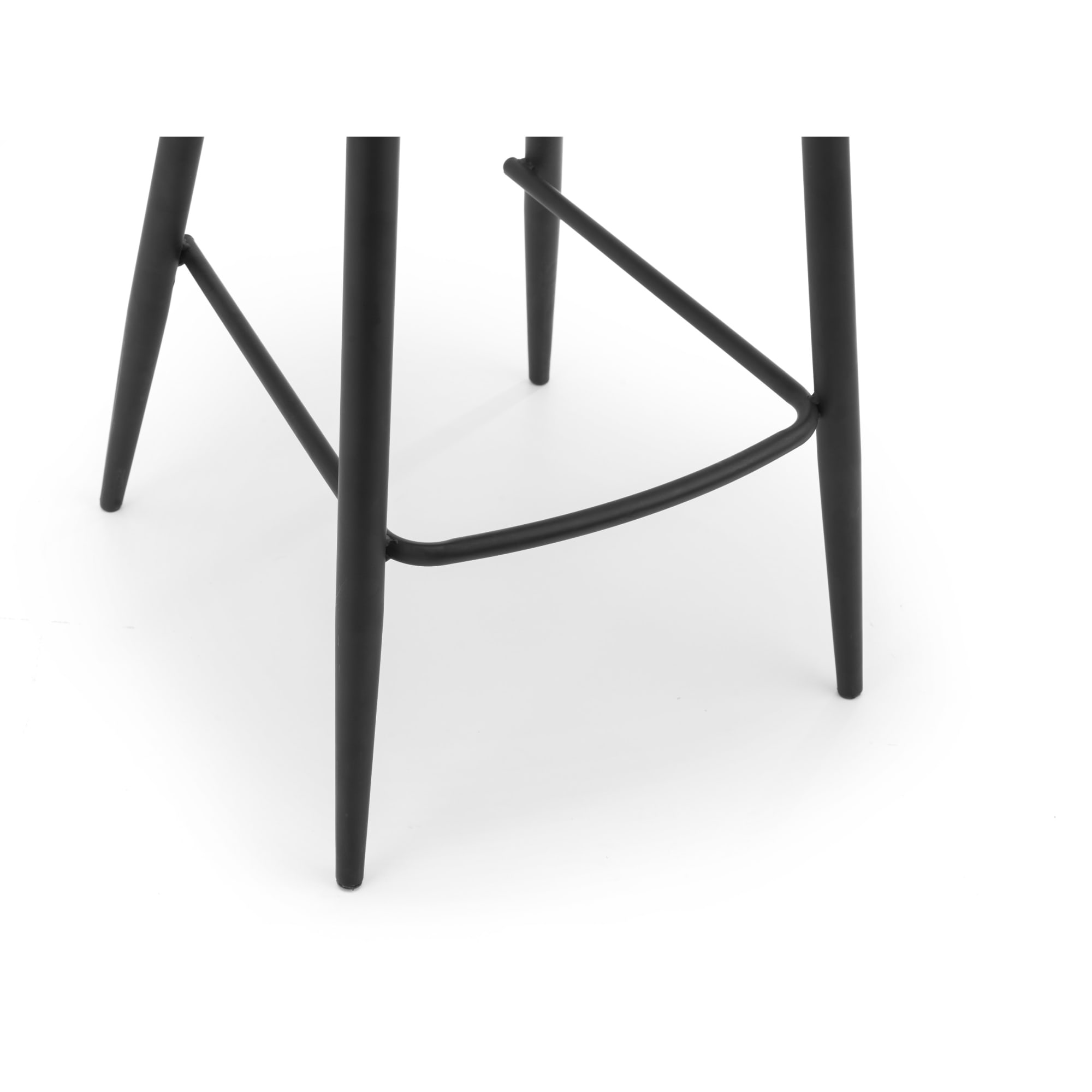 Luxe Velvet Bar Stool - Mustard