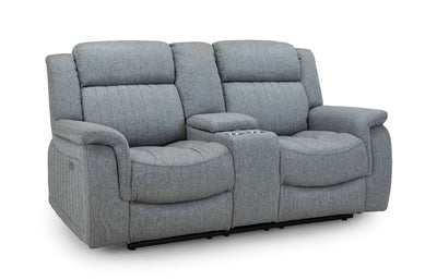 Linden Electric Recliner Sofa Grey 3+2 Set
