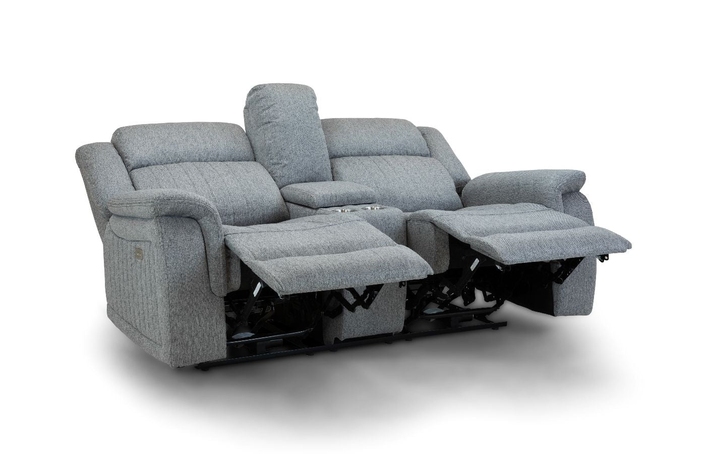 Linden Electric Recliner Sofa Grey 3+2 Set
