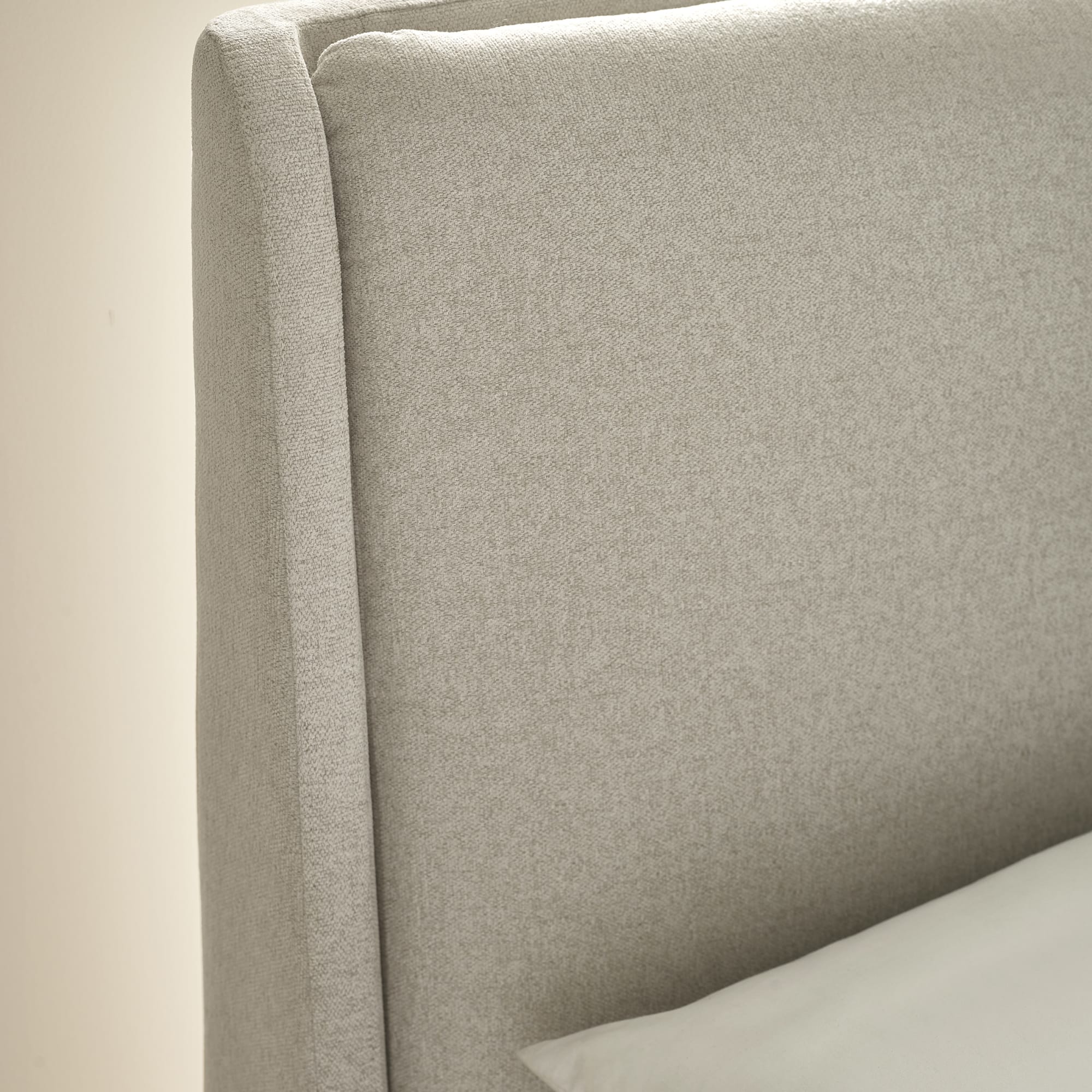 Maddock Beige Upholstered Ottoman Storage 150cm King Bed