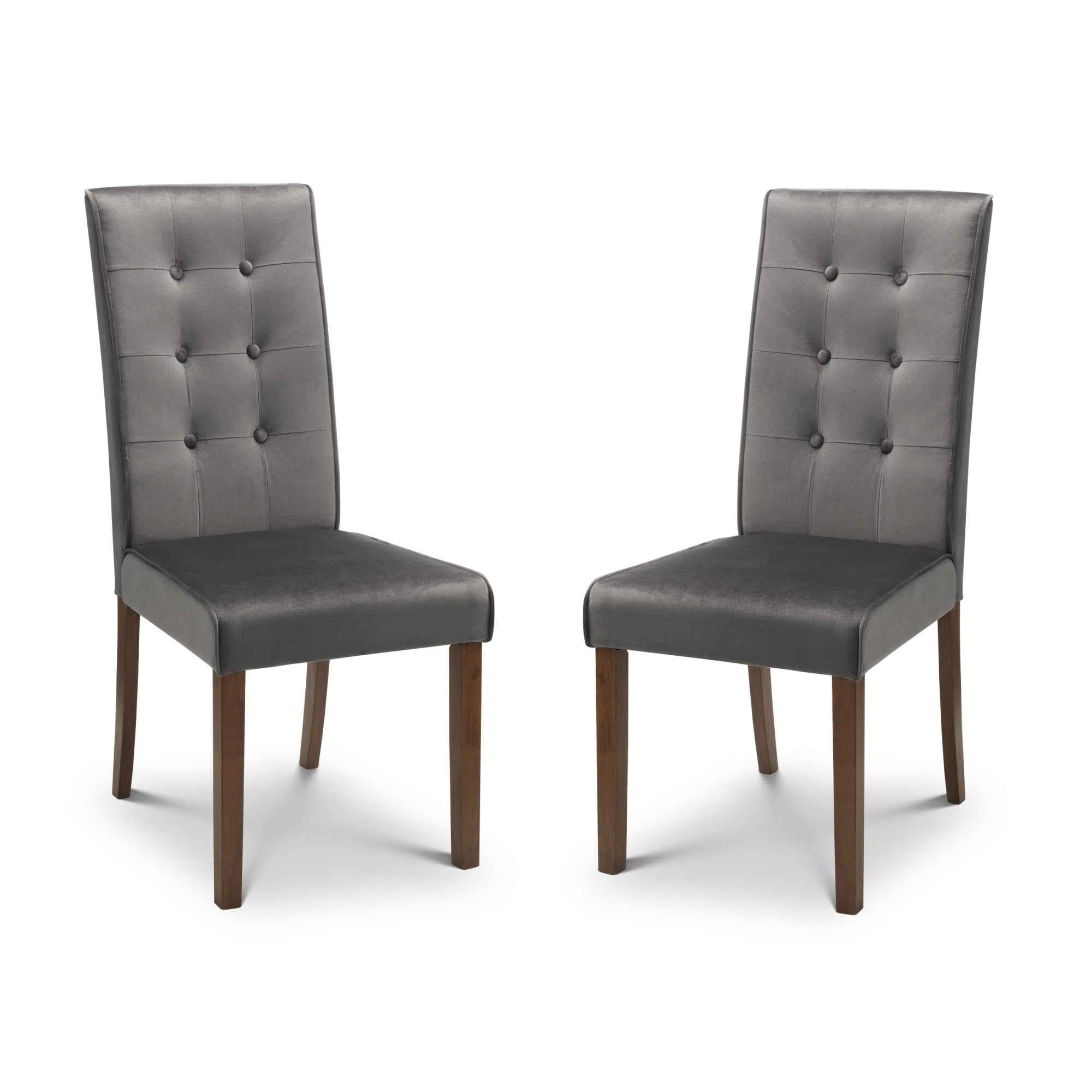 Set Of 2 Madrid Velvet Dining Chairs