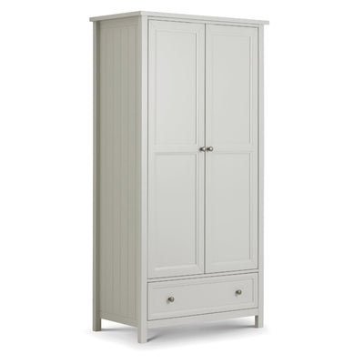 Maine 2 Door Combination Wardrobe - Dove Grey
