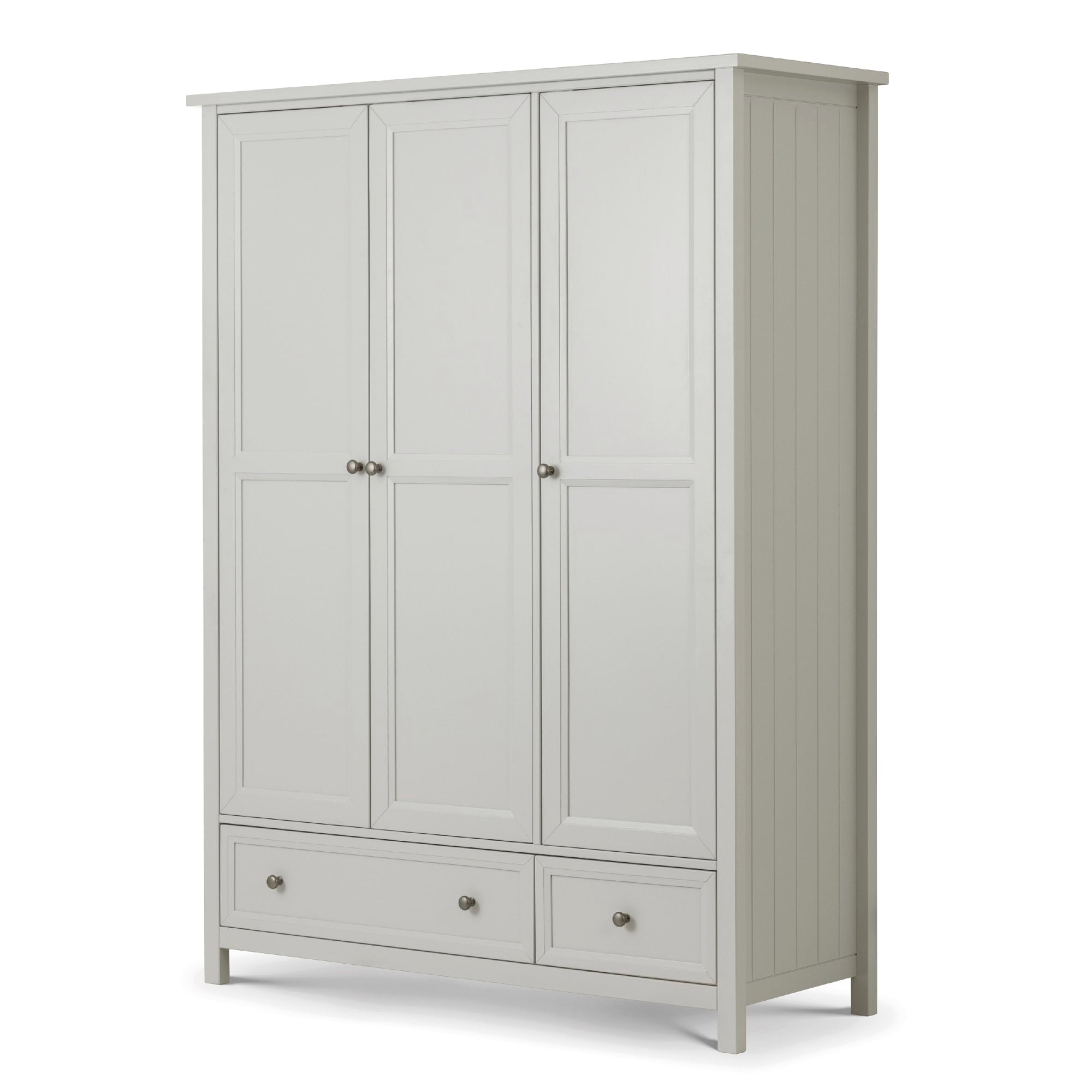 Maine 3 Door Combination Wardrobe - Dove Grey