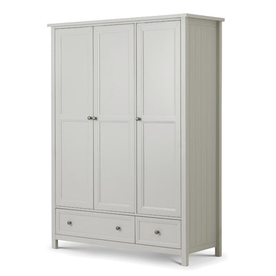 Maine 3 Door Combination Wardrobe - Dove Grey