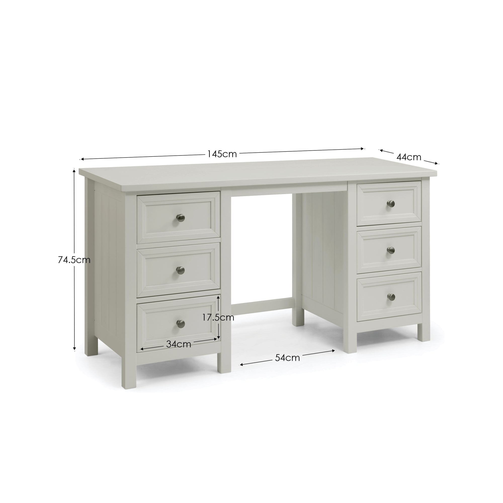 Maine Dressing Table - Dove Grey