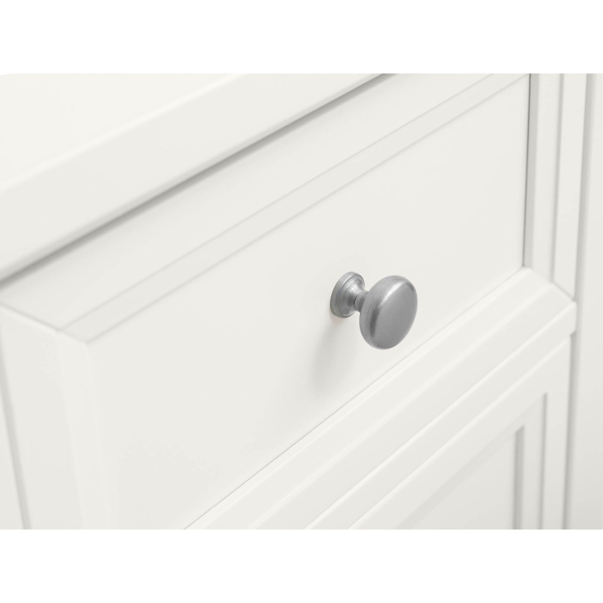 Maine 5 Drawer Tall Chest - Surf White