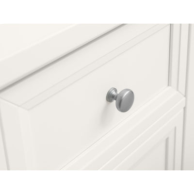 Maine 5 Drawer Tall Chest - Surf White