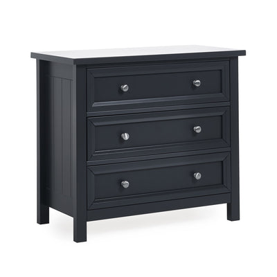 Maine 3 Drawer Wide Chest - Anthracite