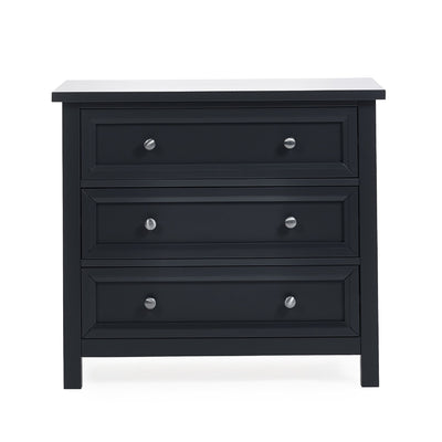 Maine 3 Drawer Wide Chest - Anthracite