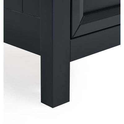 Maine 3 Drawer Wide Chest - Anthracite