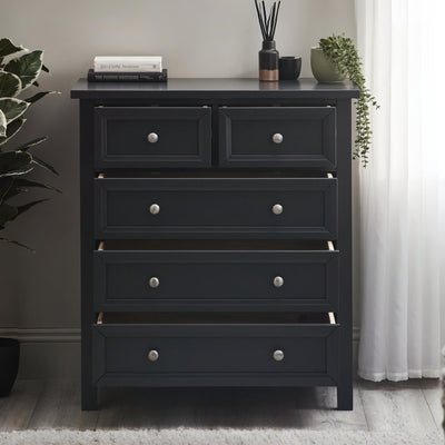 Maine 3 + 2 Drawer Chest - Anthracite
