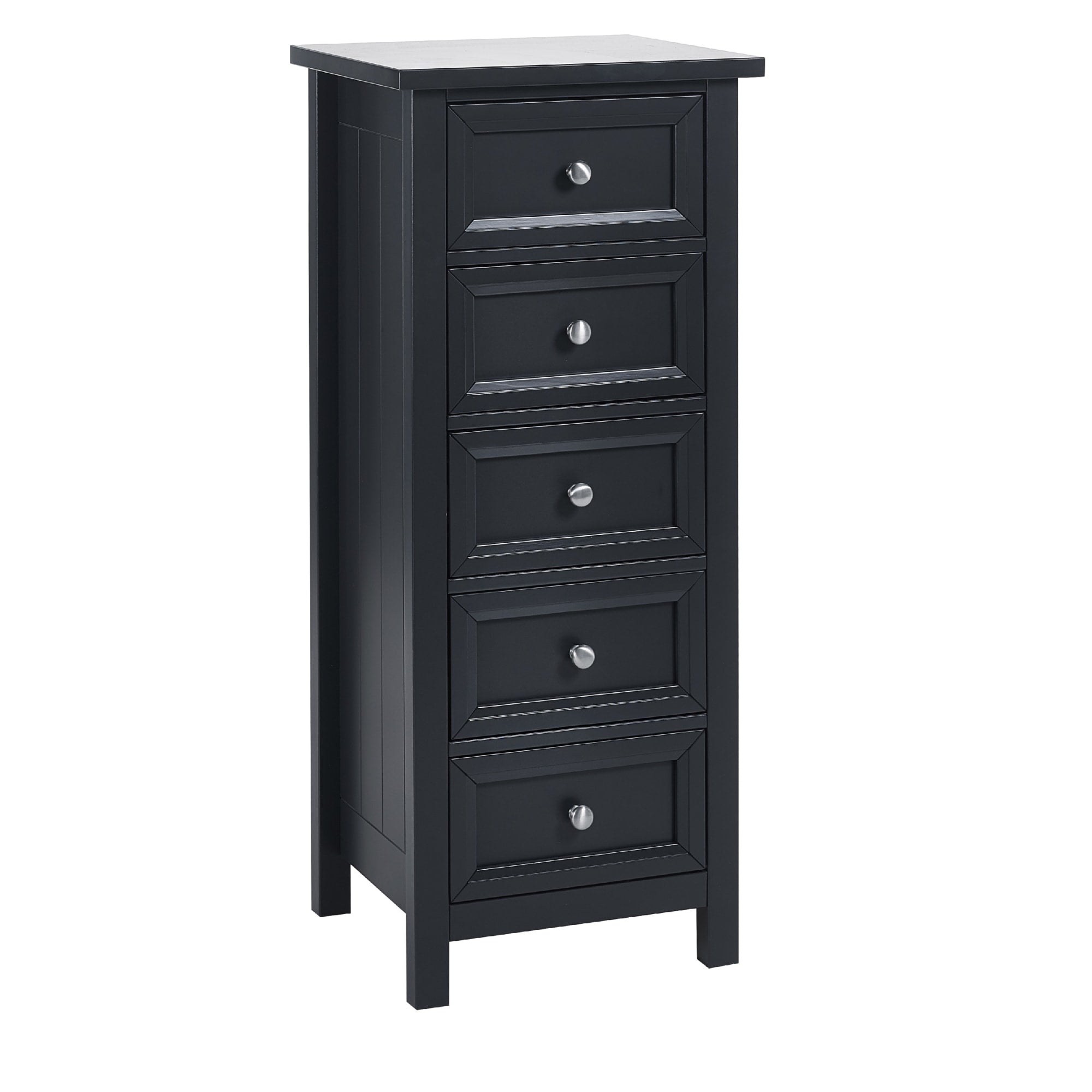 Maine 5 Drawer Tall Chest - Anthracite