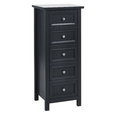 Maine 5 Drawer Tall Chest - Anthracite