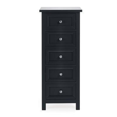 Maine 5 Drawer Tall Chest - Anthracite