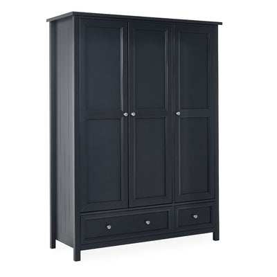 Maine 3 Door Combination Wardrobe - Anthracite