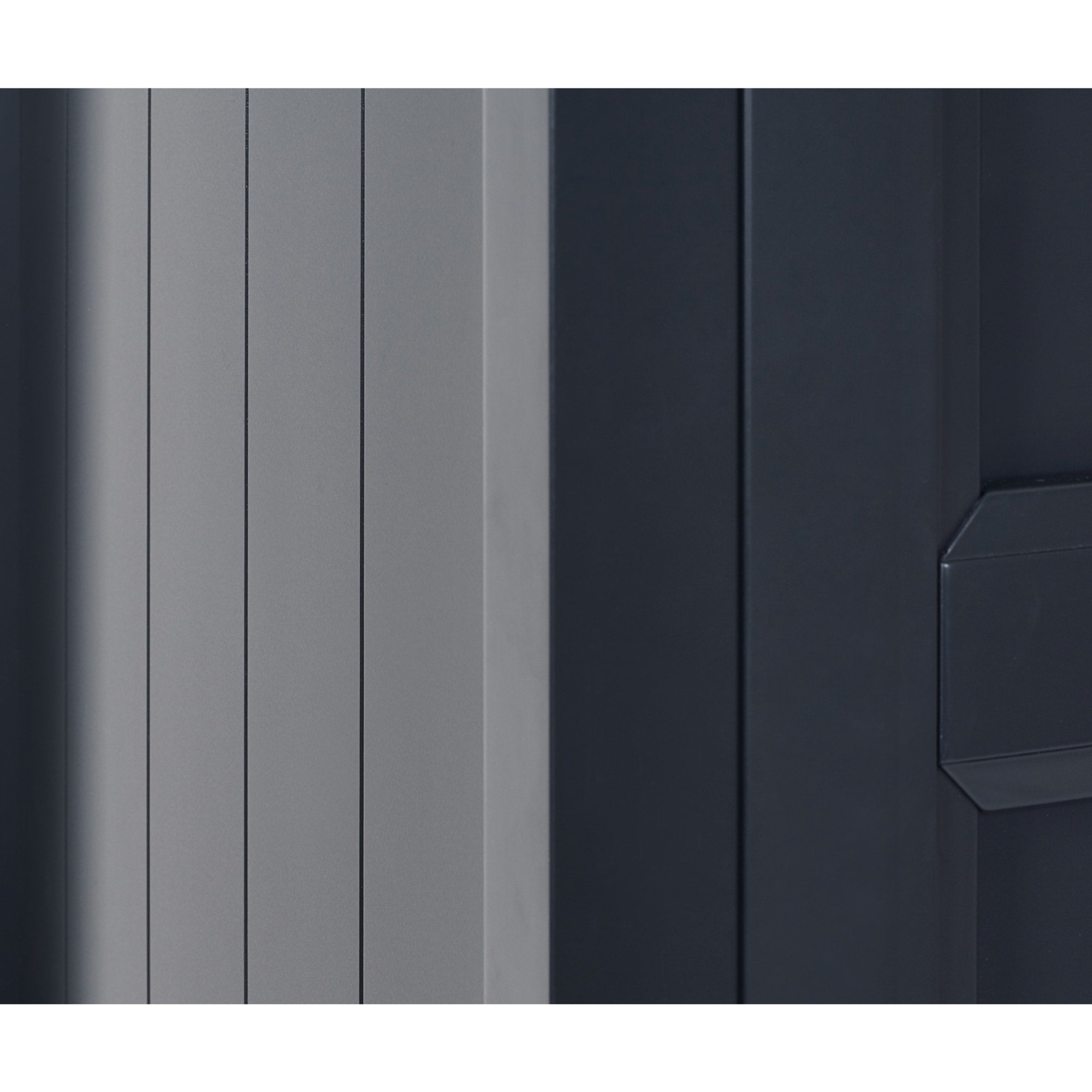 Maine 3 Door Combination Wardrobe - Anthracite
