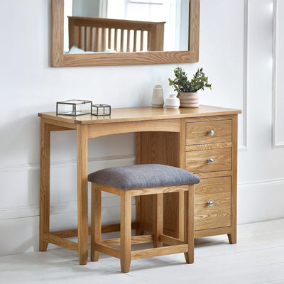 Mallory Single Dressing Table and Stool