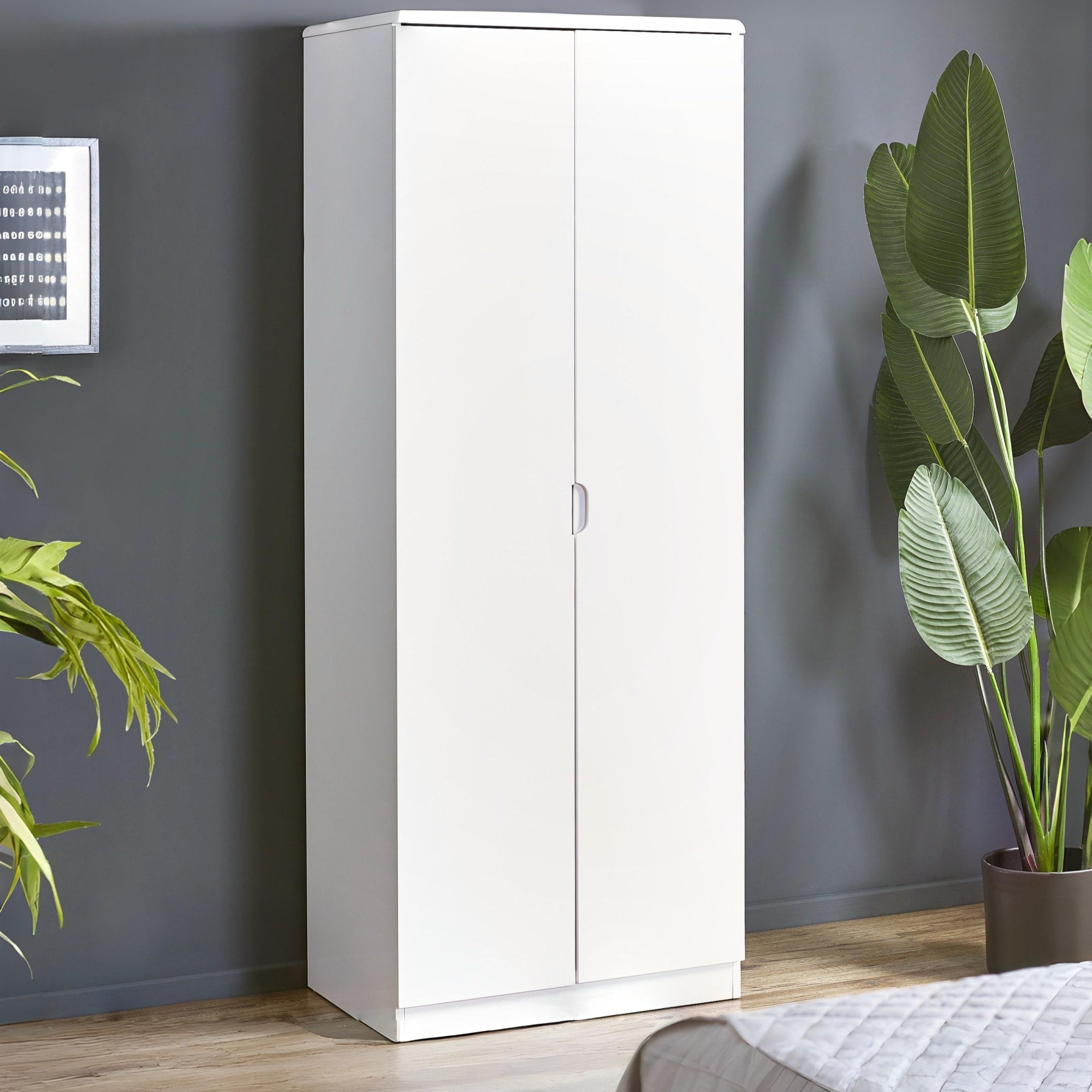 Manhattan 2 Door Wardrobe - White