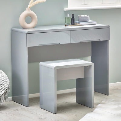 Manhattan Dressing Stool - Grey