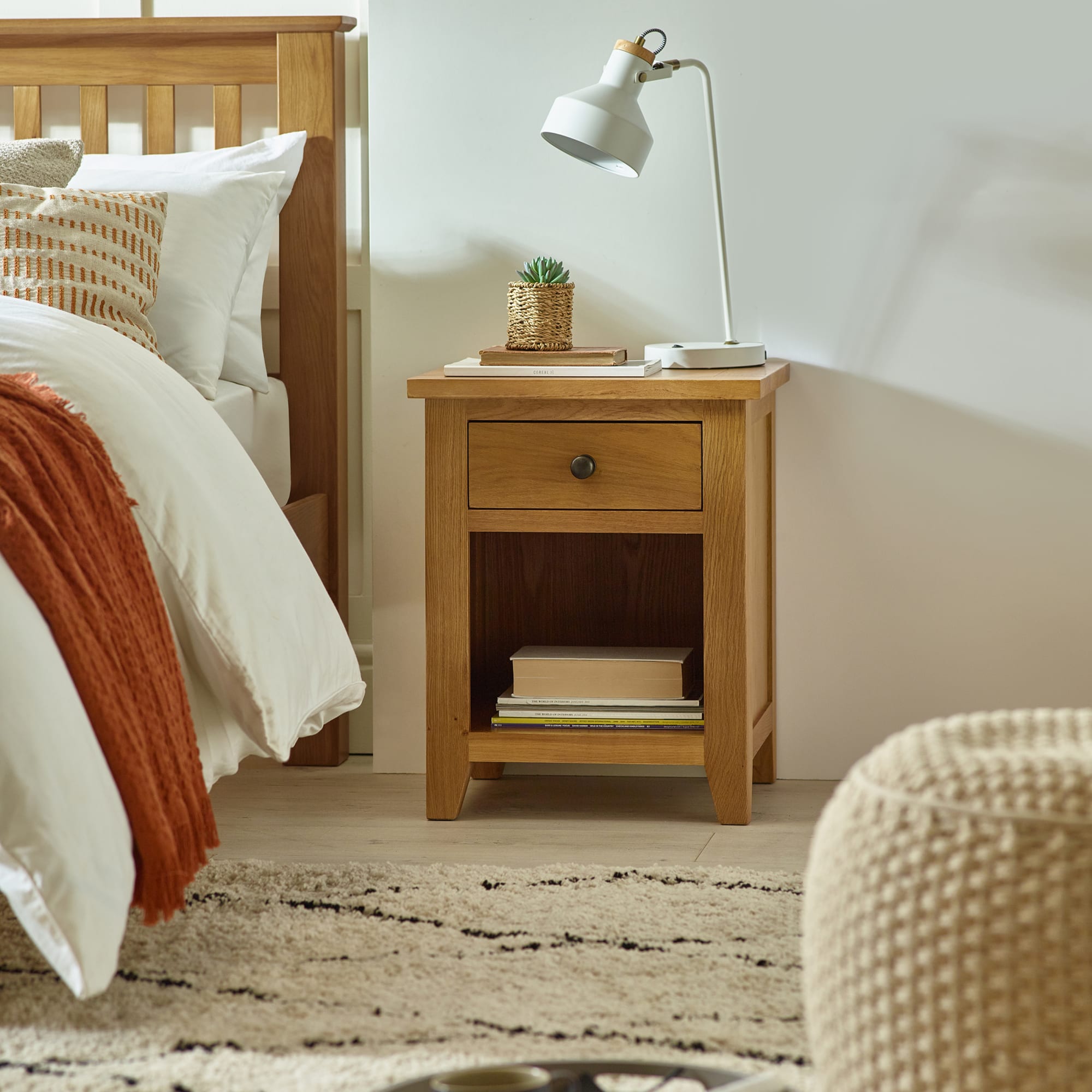 Marlborough 1 Drawer Bedside